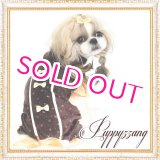 画像: 【20％OFF】【2380円】【セール】【犬 服】【メール便OK】リボンのブラウニーオールインワン【Puppyzzang】