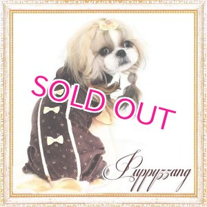 画像: 【20％OFF】【2380円】【セール】【犬 服】【メール便OK】リボンのブラウニーオールインワン【Puppyzzang】