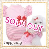 画像: 【新作】【セール】【メール便OK】犬服/お嬢ちゃまのピンクのフリルTEE【PUPPYZZANG】