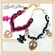 画像1: 【セール】【メール便無料】ラブアンドピースのネックレス　Love&Peace Necklace【コカパパ】