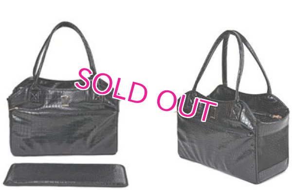 画像10: 【送料無料】Parisdog　クロコ型押し風キャリーバッグ【Mannish Pet Bag】【Lサイズ】