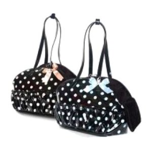 画像: 【在庫限り】水玉キャリーバッグ　Polkadot Bowling Carrier【Pappyangel】