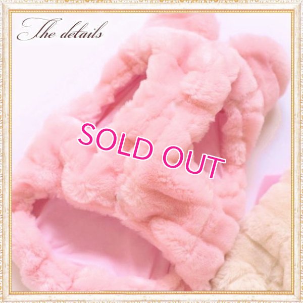 画像11: 【再入荷】【犬 服】【カメリアリボン付】PETCOふわふわコート【メール便OK】