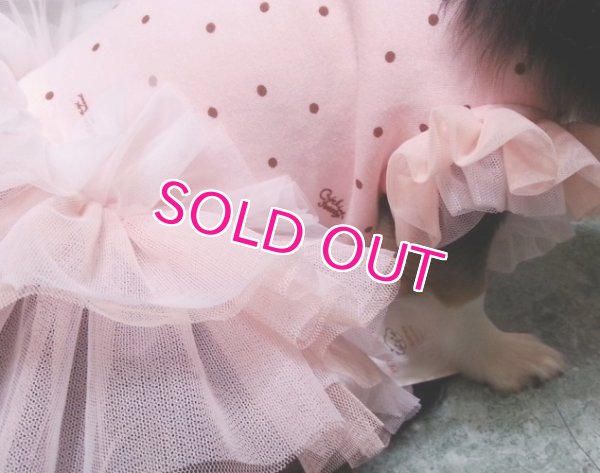 画像3: 【新作】【値下げ】【Sale】【1980円】【犬 服】ふわふわフリルの水玉ワンピ【petstyle】【メール便OK】