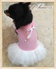 画像3: 【在庫Sale】【1580円】【犬 服】ホワイトリボンのチュチュドレス【メール便OK】