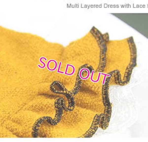 画像5: 【犬 服】【30％OFF】【Sale3680円】 Cocoニッティードドレスマスタード【PrettyPet】【メール便OK】