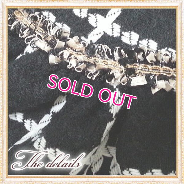 画像8: 【犬 服】【新作】【2980円】Coco調白黒チェックドレス ブラック【Doggy Star】【メール便OK】