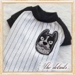 画像2: 【新作】 【Sale】【1580円】【犬 服】DOGワッペンのストライプTEE【cheepet】【メール便OK】