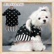 画像1: 【Sale】【犬服】オシャレなモノクロ長袖TEE【PUPPYZZANG】【メール便OK】