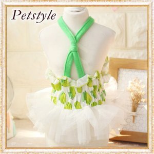 画像: 【サマーセール】【最終sale】【580円】【犬 服】ライムチュチュワンピース【Petstyle】【メール便OK】 