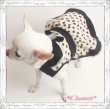 画像8: 【再入荷】秋冬春/愛犬服/水玉のカメオドレス【メール便OK】