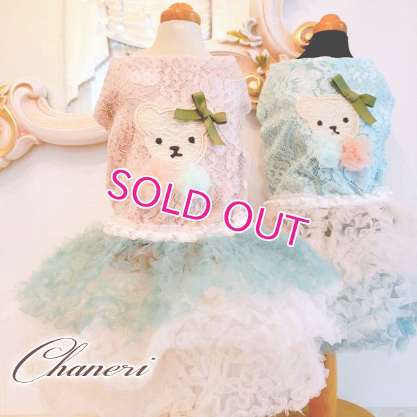 画像2: 犬 服 犬の服 Sale ドッグウェア ワンピース ドレス  セレブベアちゃんのレーシーチュチュDress【メール便可】パーティー イベント