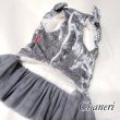 画像5: 犬 服 犬の服【秋冬】【初入荷】　コサージュ付 ベロアワンピース 裏ボア【メール便OK】パーティー イベント