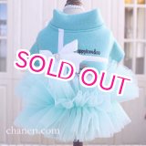 画像: 犬 服 犬の服【在庫sale】【限定販売】ティファニーブルー の チュチュDress【メール便可】パーティー イベントセレクト import