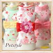 画像19: 在庫限り【XS】【犬 服】【Sale】【帯飾り付】可愛い梅の花ゆかた【Petstyle】浴衣　和装　着物【メール便OK】