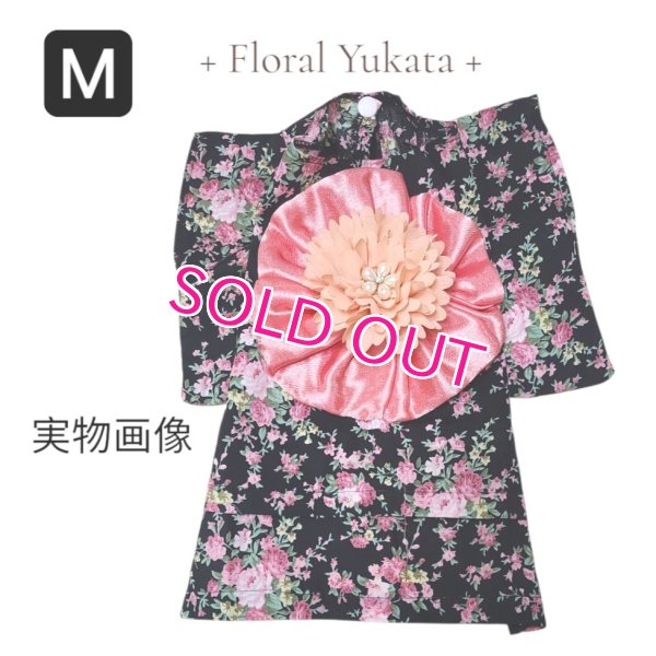 画像2: 【犬 服】【Sale】【1220円】【帯飾り付】オシャレゆかた【Cute dog】【メール便OK】ブラック M