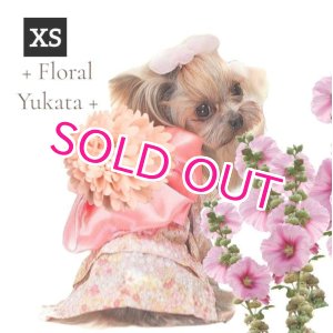 画像: 【犬 服】【Sale】【値下げ】【帯飾り付】オシャレゆかた【Cute dog】【メール便OK】ピンク XS