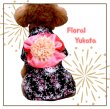 画像9: 【犬 服】【Sale】【1220円】【帯飾り付】オシャレゆかた【Cute dog】【メール便OK】ブラック M