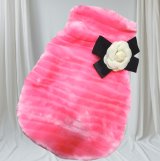 画像: 【sale】【新色】【犬 服】【カメリアリボン付】PETCOふわふわコート【メール便OK】