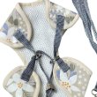 画像10: 【メール便無料】犬用 花柄 ハーネス＆リード 小型犬 旅行 散歩 胴輪セット 軽量 簡単装着 ベージュ系