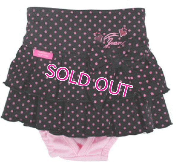 画像1: 【在庫限りsale】【L】【メール便無料】エンジェルスカート＆マナーパンツ ブラック【Pinkaholic】 