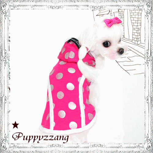 画像: ★メール便無料【ポイント10倍+ハンガー】愛犬用/新作/夏/シルバースターパフTEE Puppyzzang