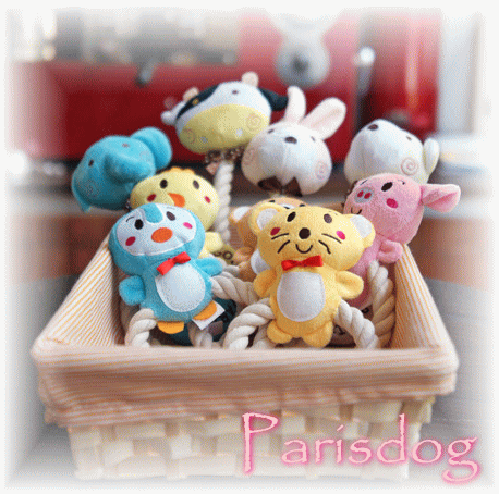 画像: 愛犬のおもちゃ/ロープトイ　リングタイプ（Parisdog）【メール便不可】パリスドッグ