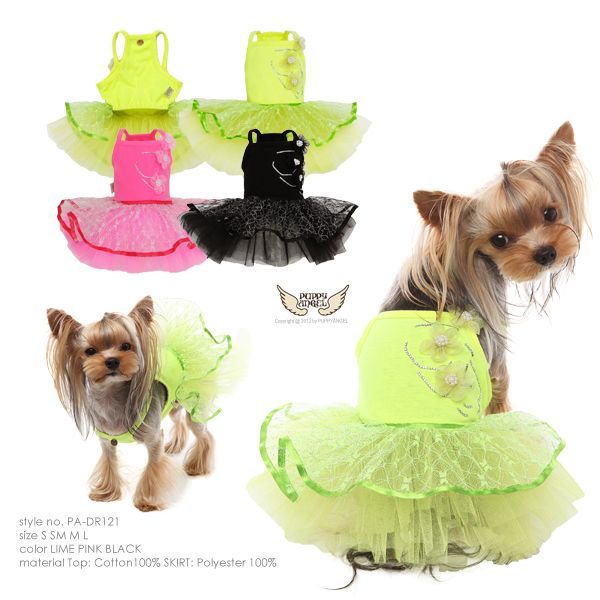 画像: PUPPYANGEL/新作Tinkerbell Tutu DressPA-DR 121【送料無料】