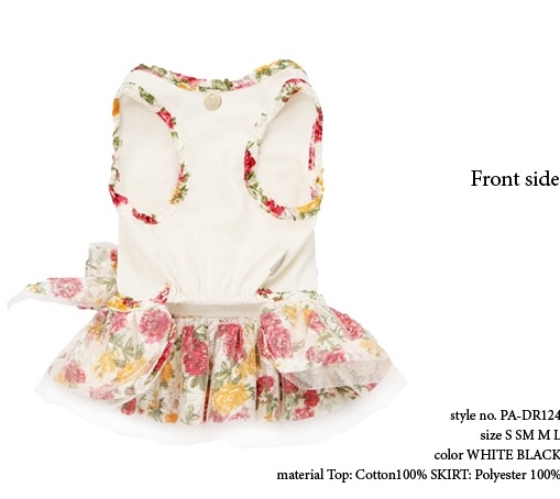 画像: PUPPYANGEL/新作Floral Angel Tutu Dress/PA -DR124【送料無料】