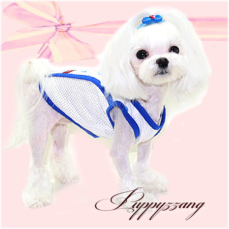 画像3: 在庫限り/880円セール/犬用/スカルメッシュタンクトップ【PUPPYZZANG】アウトレット