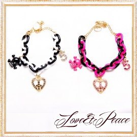 画像: 【セール】【メール便無料】ラブアンドピースのネックレス　Love&Peace Necklace【コカパパ】