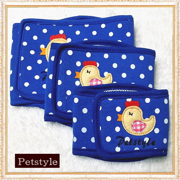 画像: 【訳あり】【780円】ヒヨコ＆水玉のマナーベルト【Petstyle】【メール便OK】