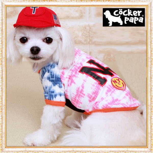 画像: 犬 服 Tシャツ トップス ロゴ トレーナー Sale NY ラグラン TEE コカパパ【1780円】メール便OK