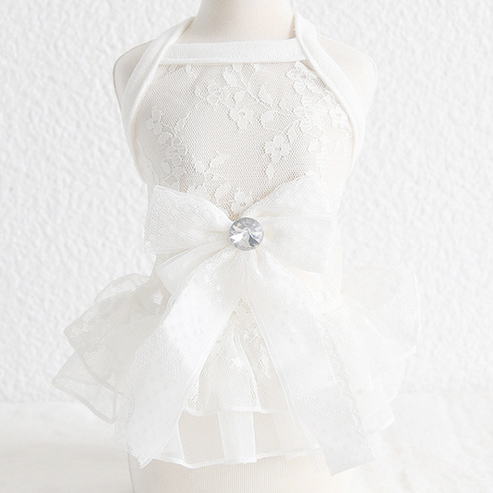 画像: 犬 服 犬の服 ドッグウェア【再々値下げ】【Sale】春 夏 レース チュチュ ワンピース【メール便可】