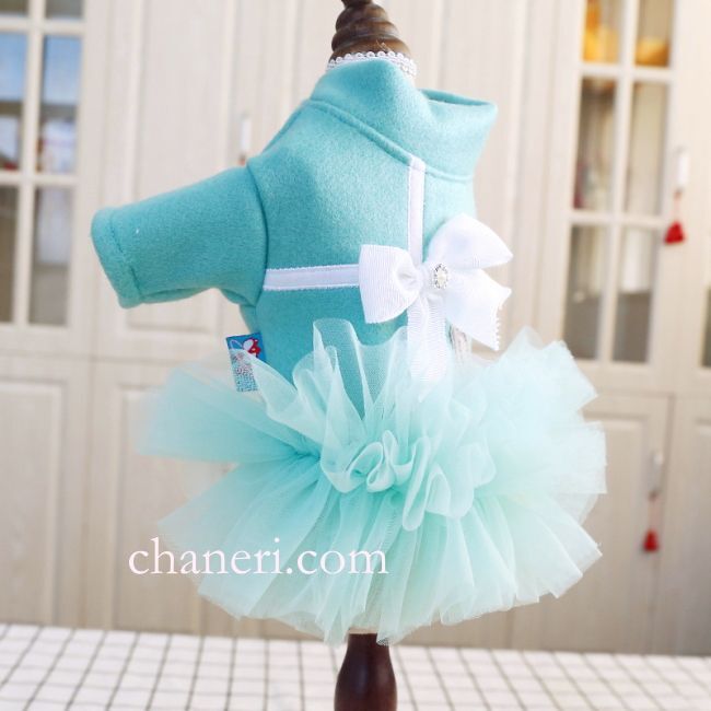 画像: 犬 服 犬の服【在庫sale】【限定販売】ティファニーブルー の チュチュDress【メール便可】パーティー イベントセレクト import