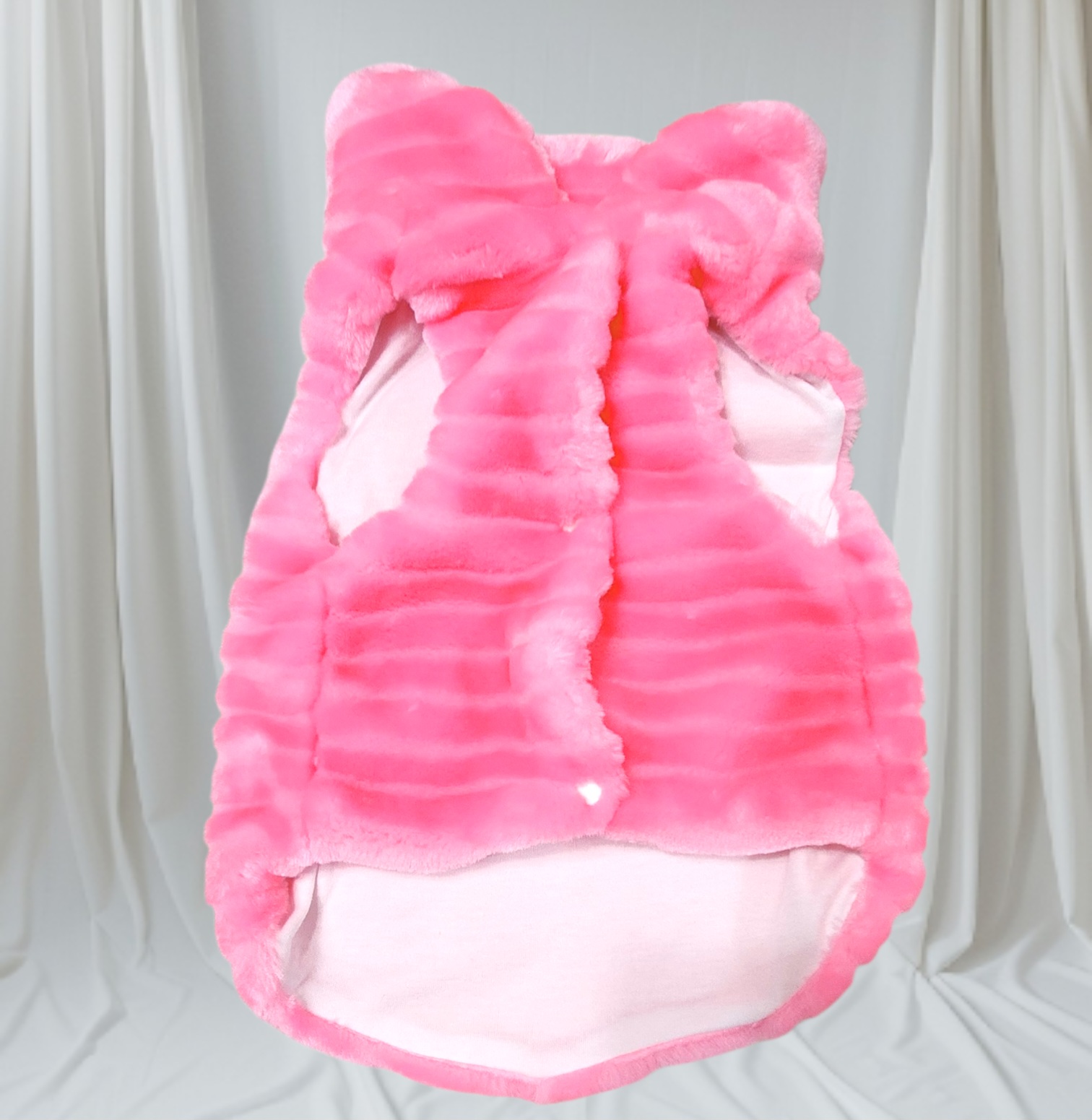 画像5: 【sale】【新色】【犬 服】【カメリアリボン付】PETCOふわふわコート【メール便OK】