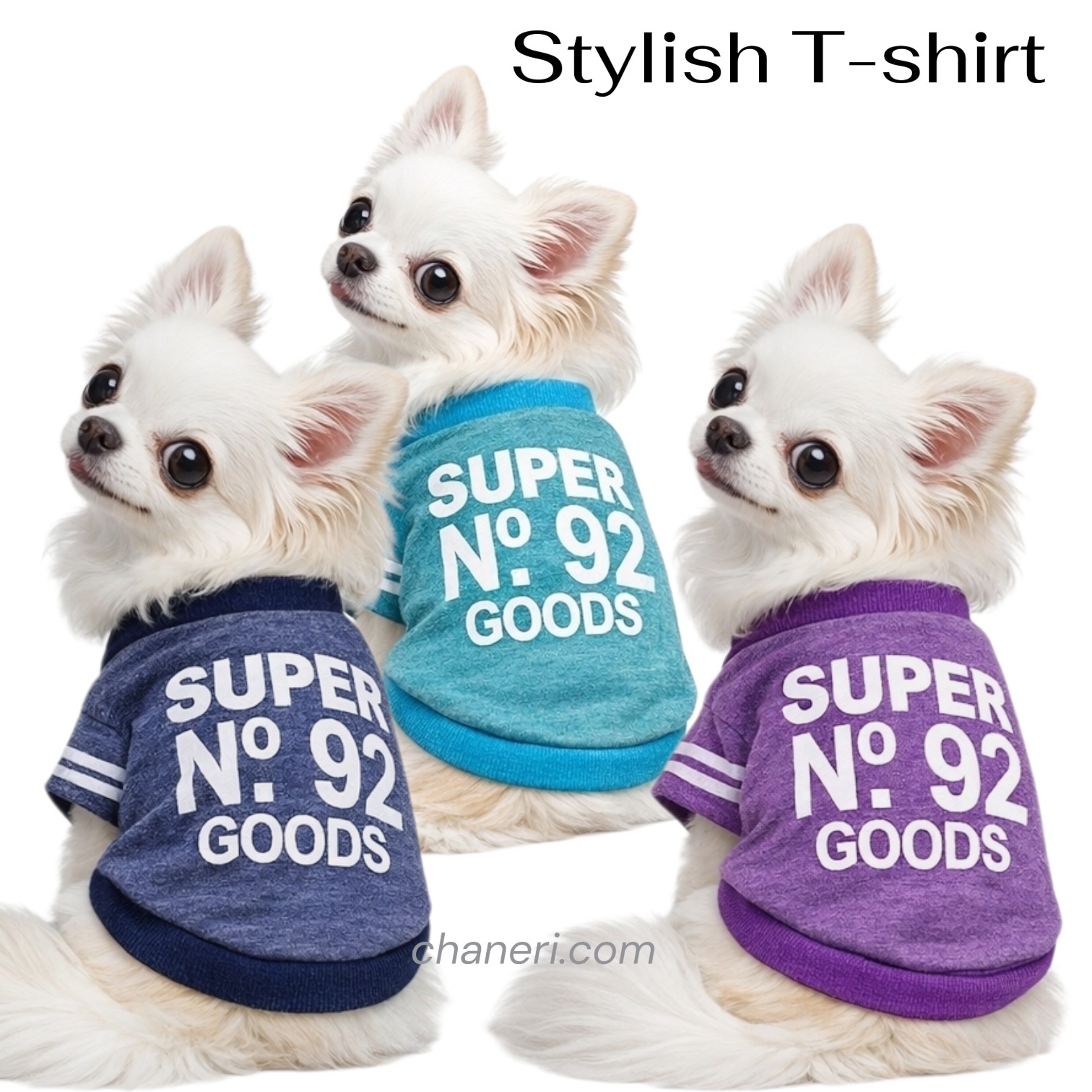 画像12: 【メール便無料】愛犬服 英字ロゴ 長袖 Tシャツ トレーナー 裏起毛 暖かい犬服 犬の冬服 プードル チワワ カッコカワイイ :パープル